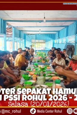 Sepakat! Klub Voter dan Asosiasi Daulat H. Hamulian Nasution Nakhodai PSSI Rokan Hulu 2026-2030