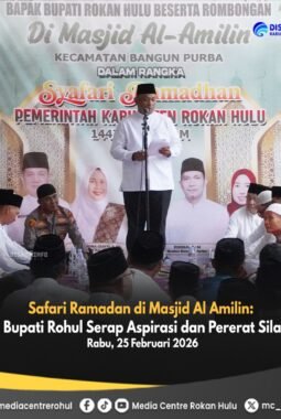 Safari Ramadan di Masjid Al Amilin: Momen Bupati Rohul Serap Aspirasi dan Pererat Silaturahmi