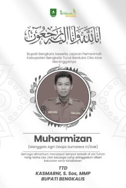 Bupati Bengkalis Sampaikan Duka Mendalam atas Gugurnya Pejuang Karhutla di Medan Tugas