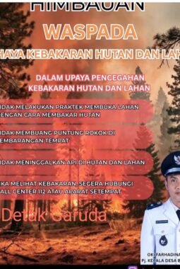 Karhutla Termasuk Bencana Alam yang sangat Merusak Ekosistem Lingkungan